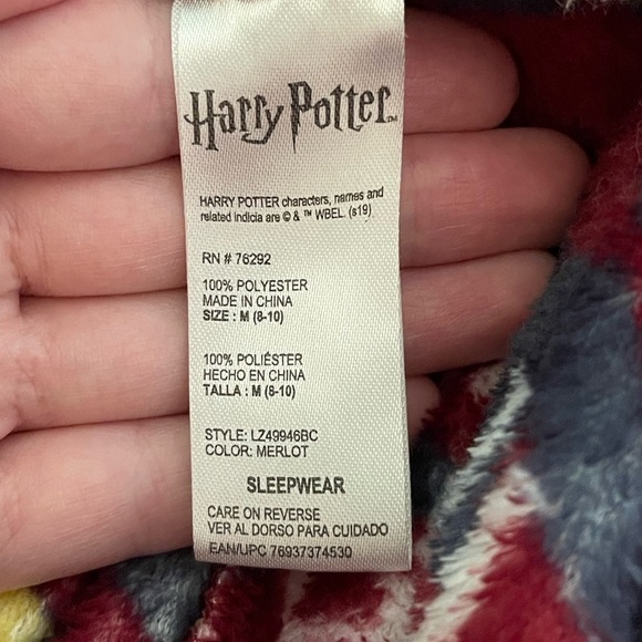 Harry Potter fleece pajama pants. Super soft. - Picture 4 of 4
